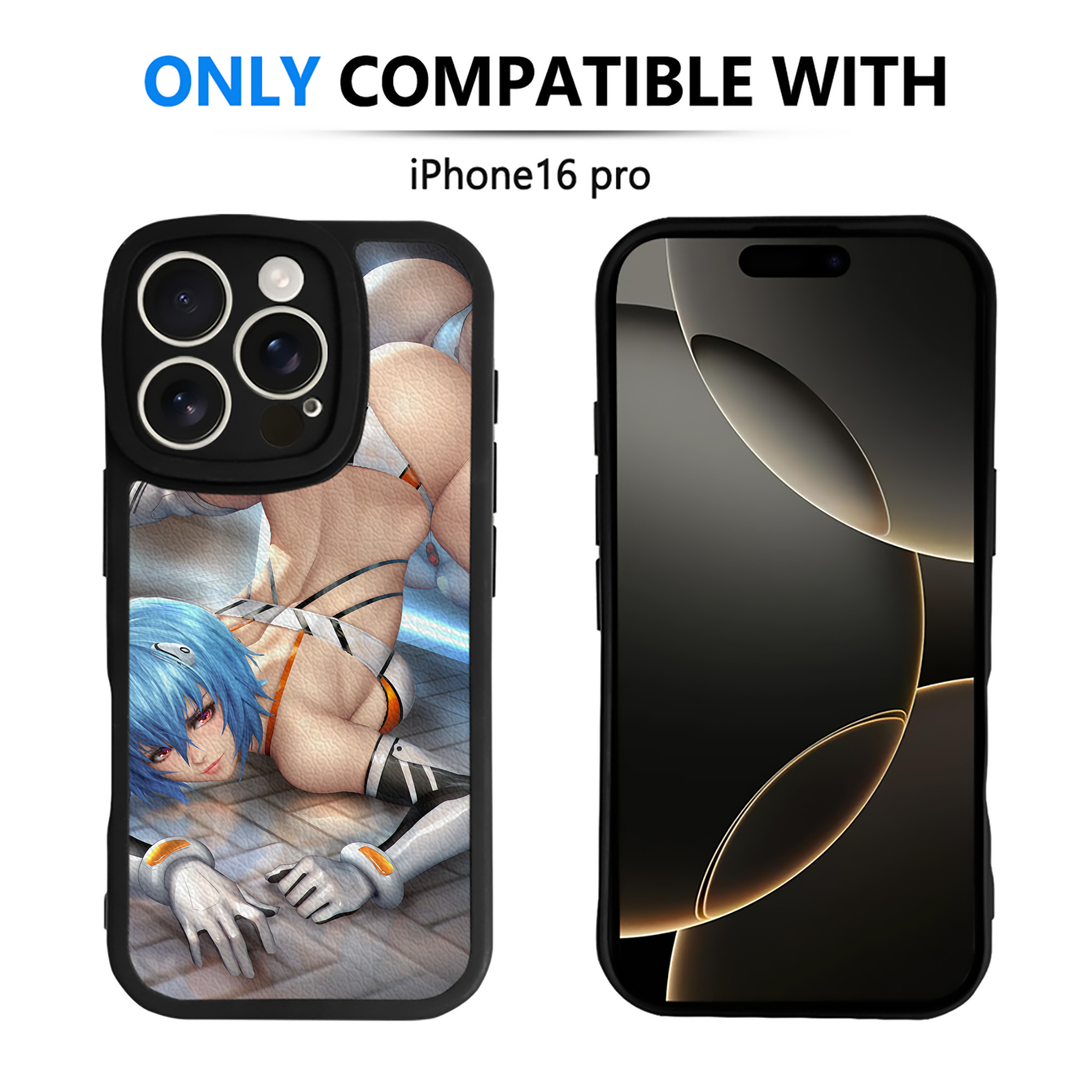 （画像用） EVA 新世紀エヴァンゲリオン 【iPhone 16シリーズ対応】シリコンスマホケース（レザー調） 材質：シリコン